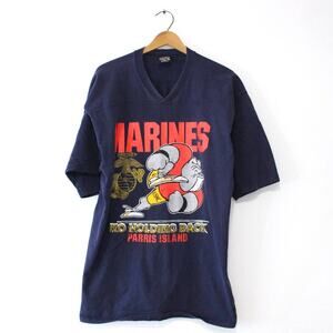 Vintage United States Marine Corps USMC Parris Island T Shirt XL